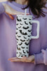 Bats Halloween Tumbler with Straw