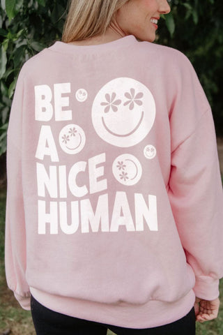 Cowboy Happy Face All Over Print Sweatshirt for Women