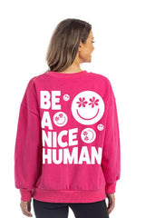 Be A Nice Human Crewneck Sweatshirt