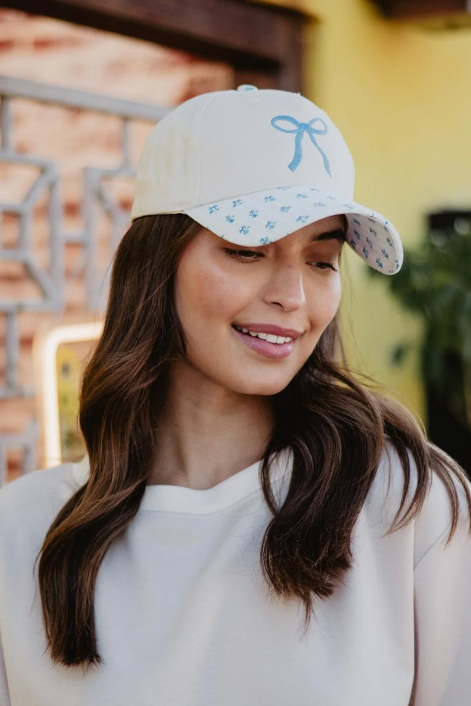 Coquette Bow Vintage Two-Toned Hat