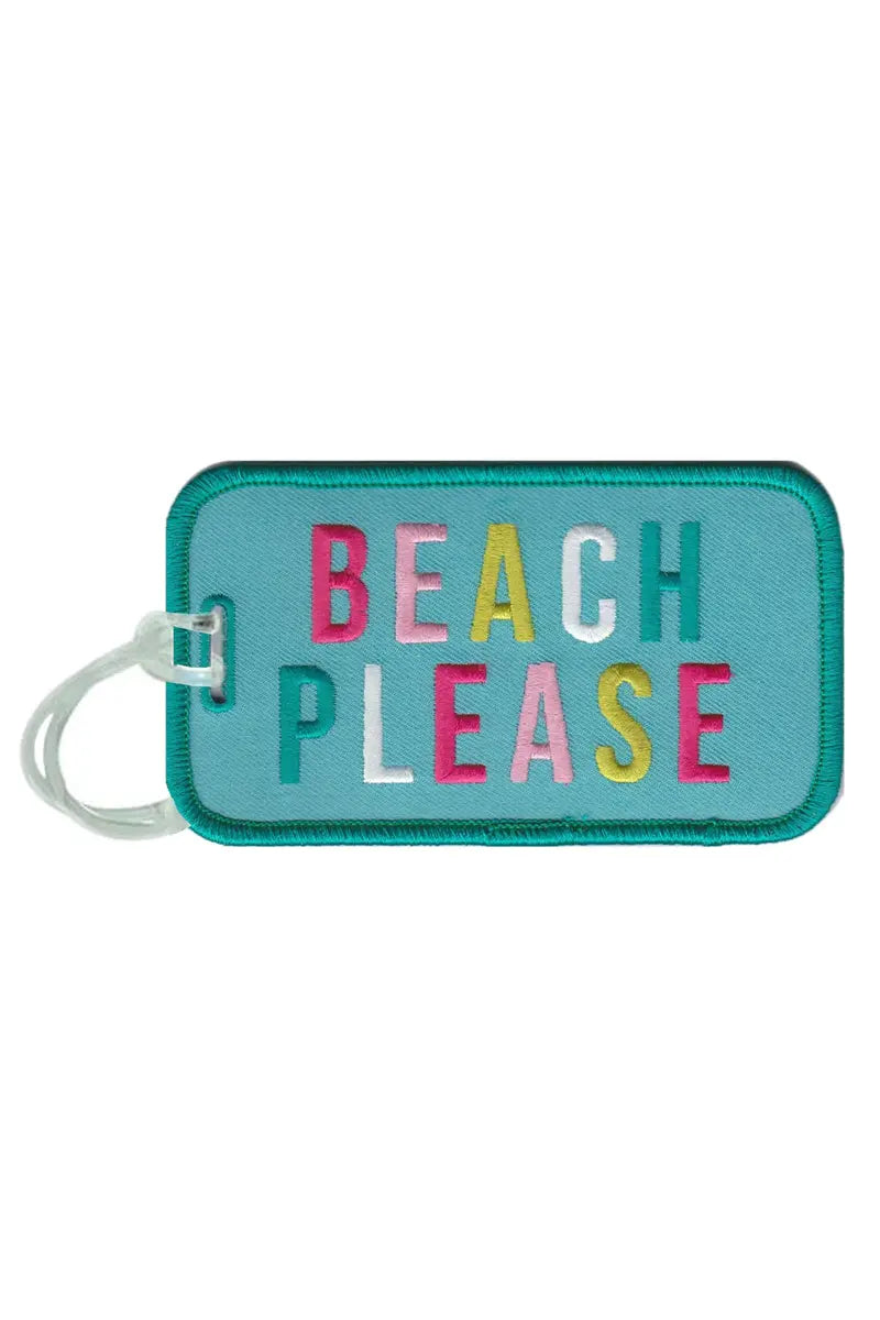 Beach Please Luggage Tags