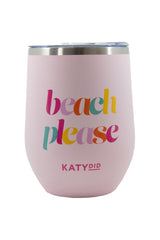 Beach Please Insulated WINE TUMBLER