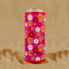 Red Flower Happy Face Slim Can Drink Cooler