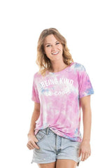 Being Kind Is Cool Tie Dye Graphic T-Shirt