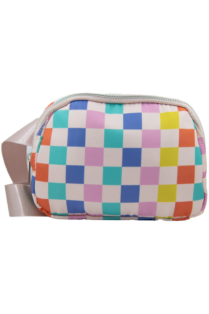 Fanny pack checkered sale