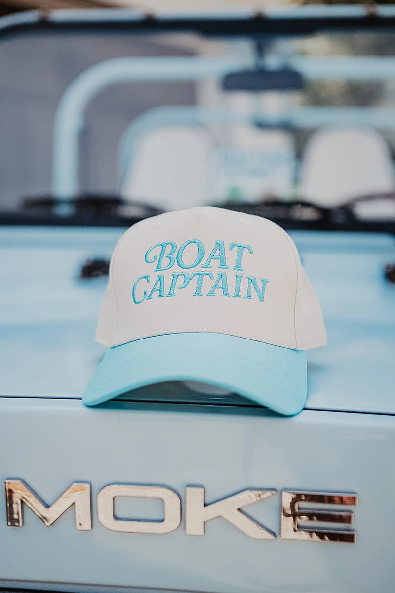 Boat Captain Two-Toned Vintage Hat - Katydid.com