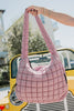 Mauve Hobo Tote Bag