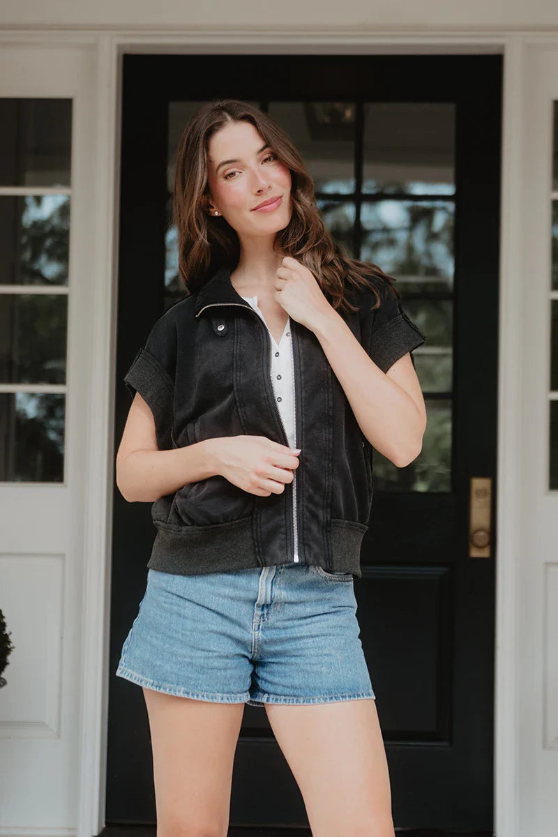 Black Women's Vest Lightweight