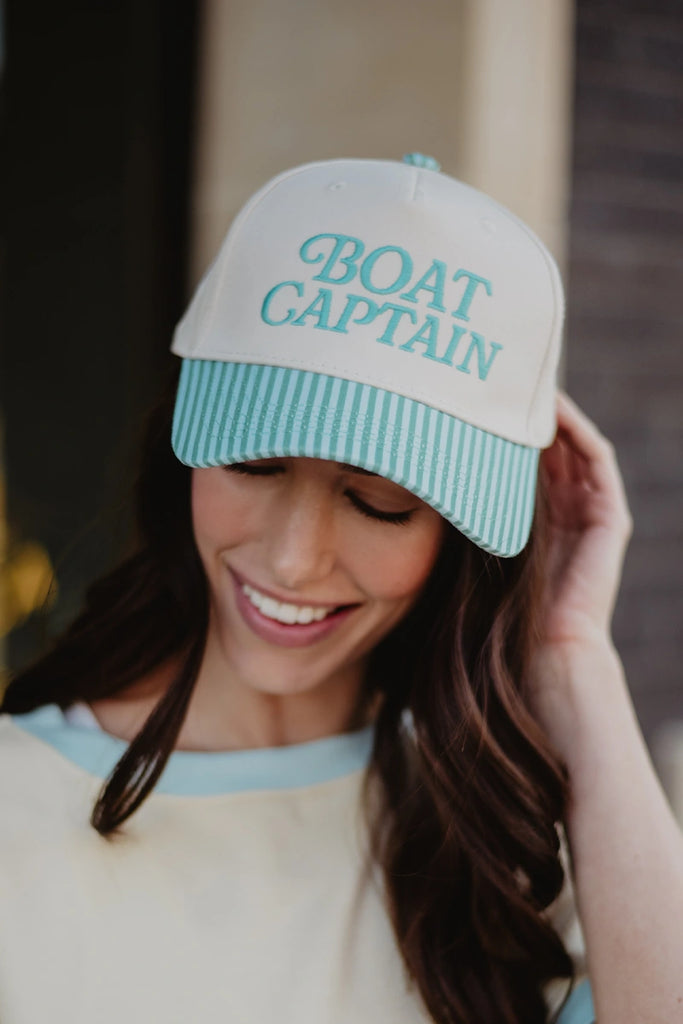 Boat Captain Two-Toned Vintage Hat - Katydid.com