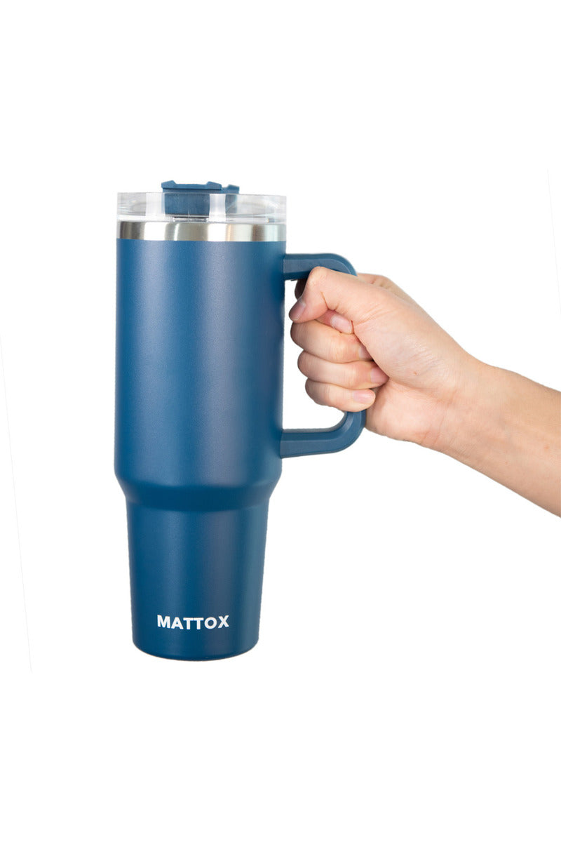 Men's Navy Water Tumbler Cup