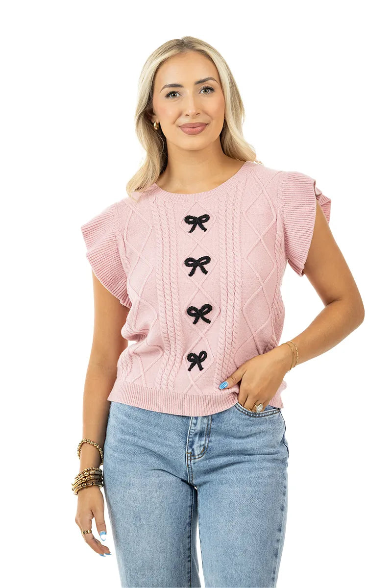 Bow Top (Light Pink)