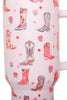 Boots & Roses Tumbler with Straw
