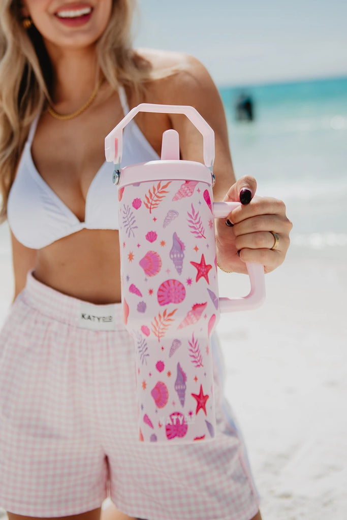 Beach Seashells Stainless Steel Tumbler