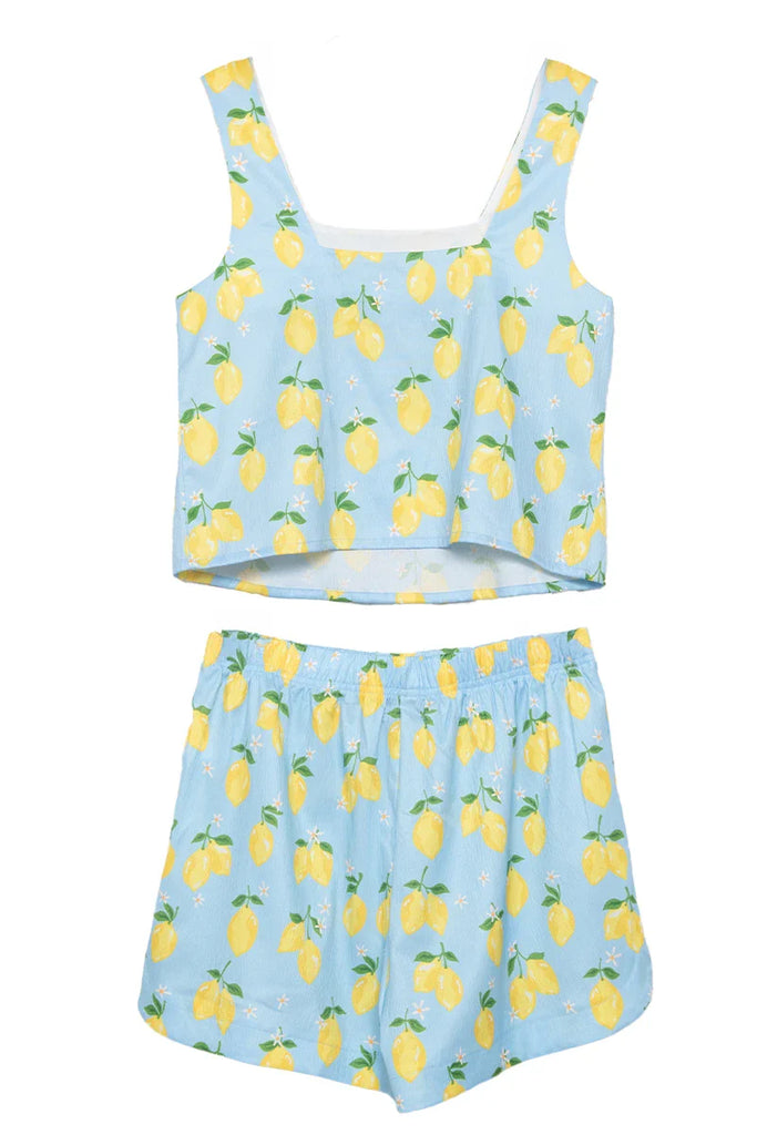 Zesty Lemons Two-Piece Short Set - Katydid.com
