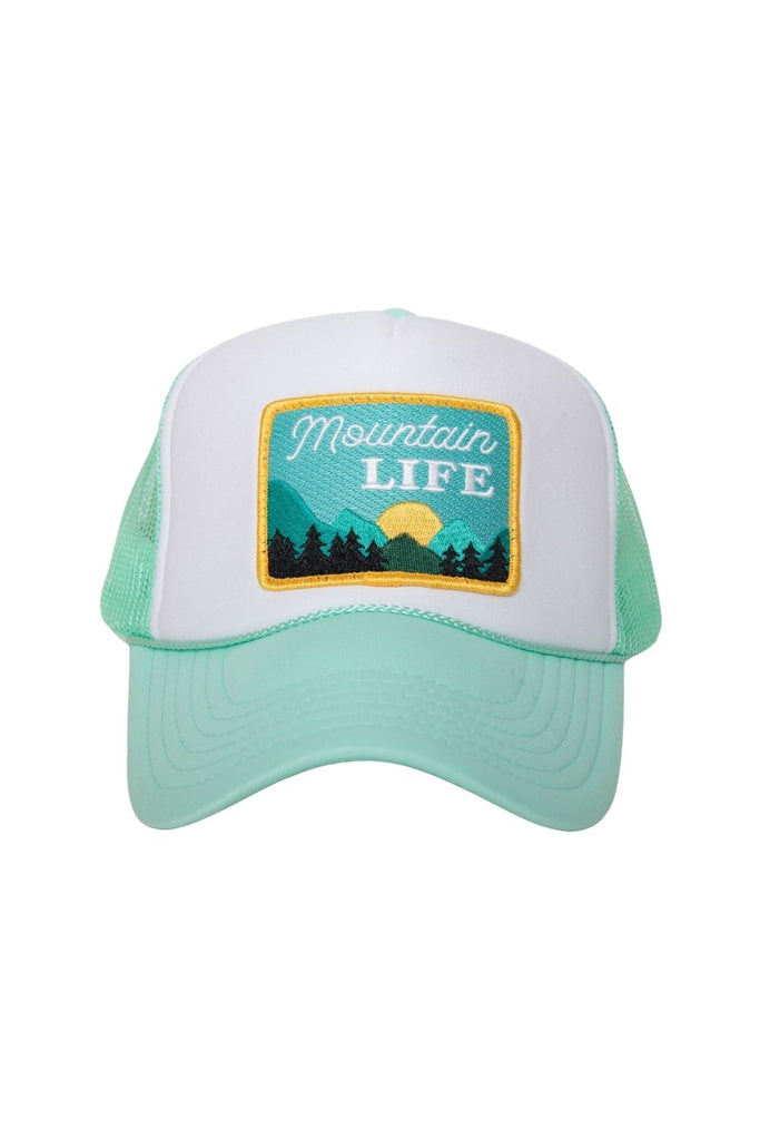 Mountain Life Patch Foam Trucker Hat