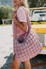 Mauve Hobo Tote Bag