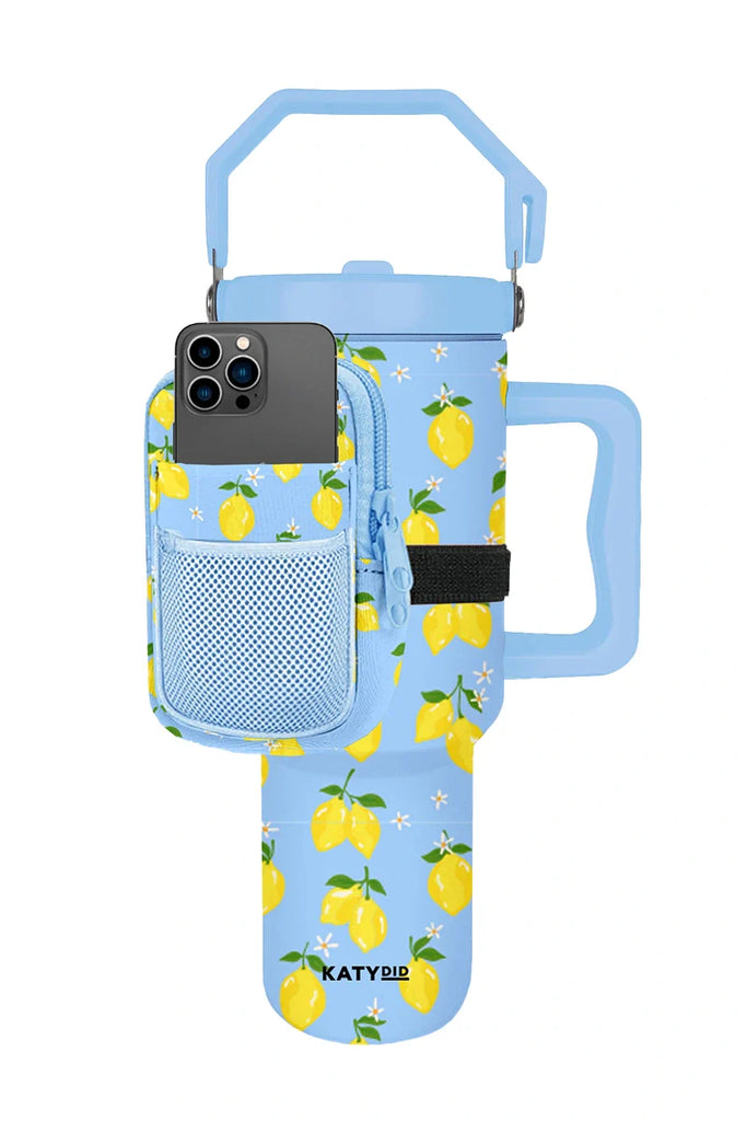 Zesty Lemons Tumbler Belt Bag