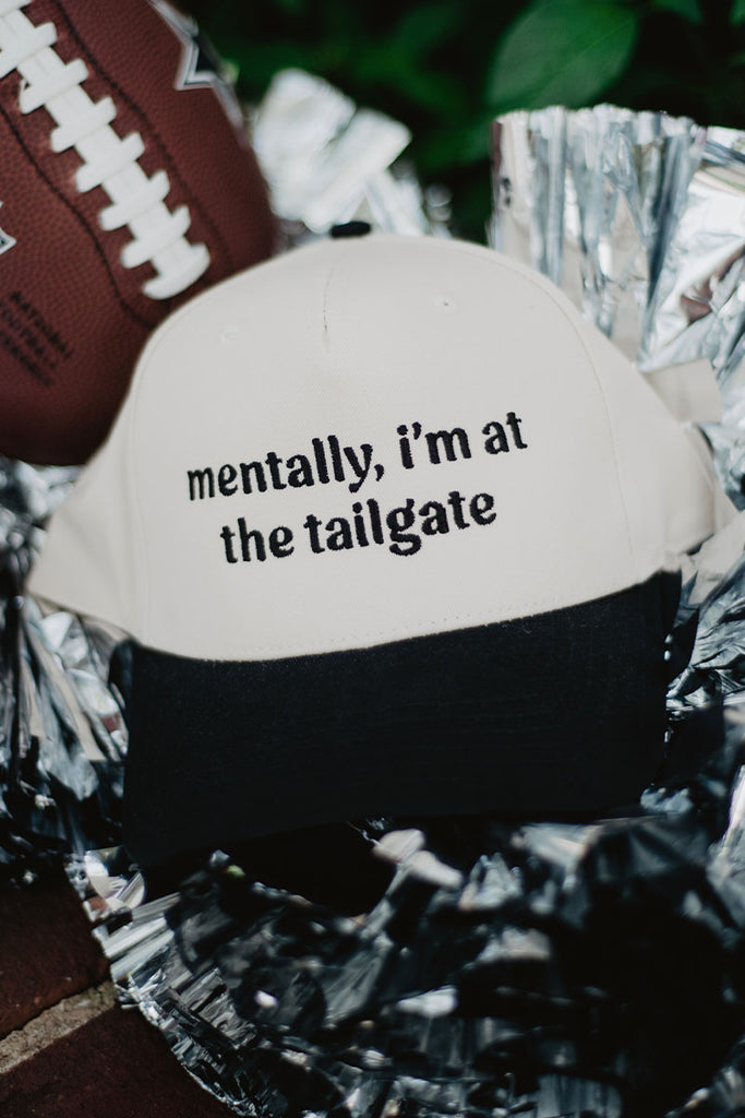 Mentally, I'm At The Tailgate Trucker Hat Vintage