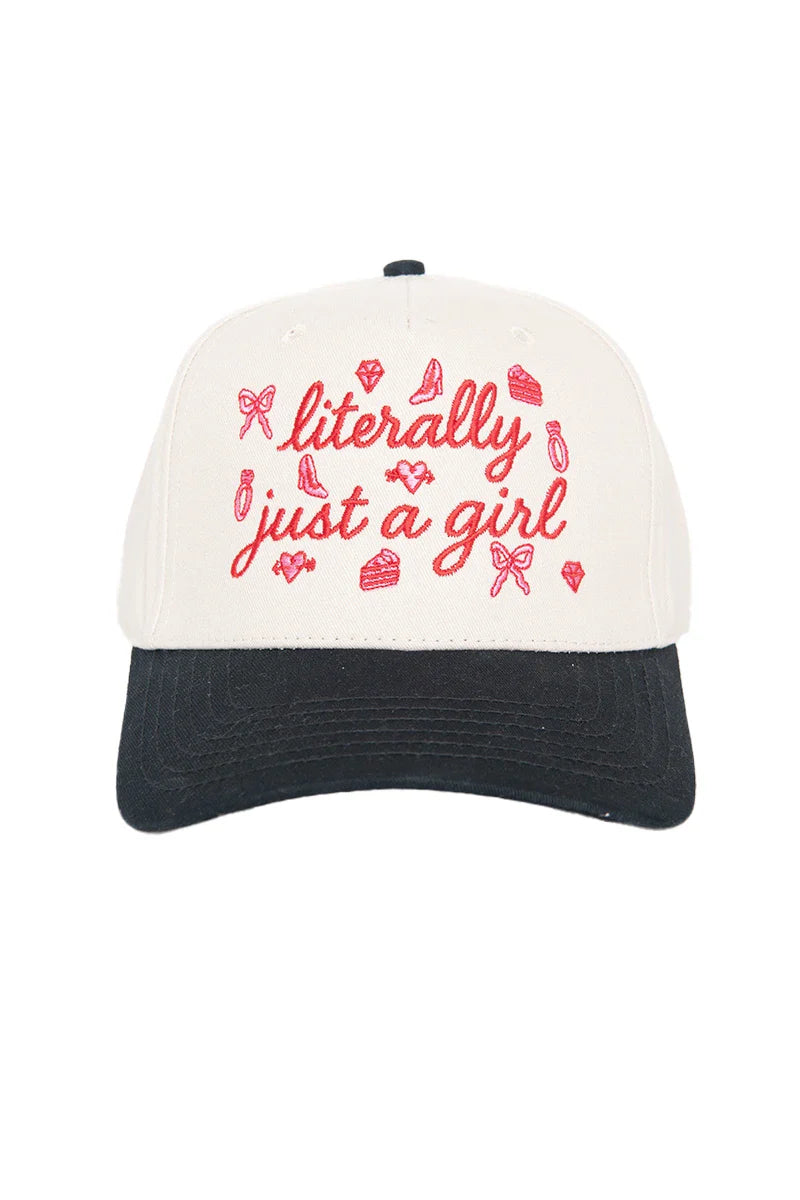 Literally Just A Girl Doodles Classic Trucker Hat - Katydid.com