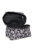 Black & White Coquette Bows All Over Makeup Bag