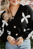 Bow Knit Cardigan Women's Sweaters