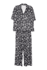 Black Bow Print PJ Pants Set