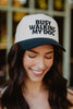 Busy Walking My Dog Vintage Trucker Hats