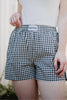 Black Women's Plaid Boxers