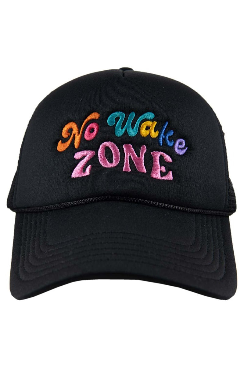 No Wake Zone Foam Trucker Hat - Katydid.com