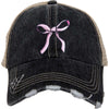 Coquette Pink Bow Trucker Hat
