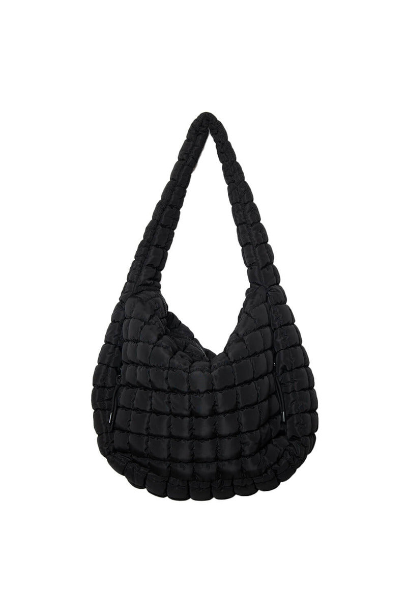 Black X-Large Quilted Tote - Katydid.com