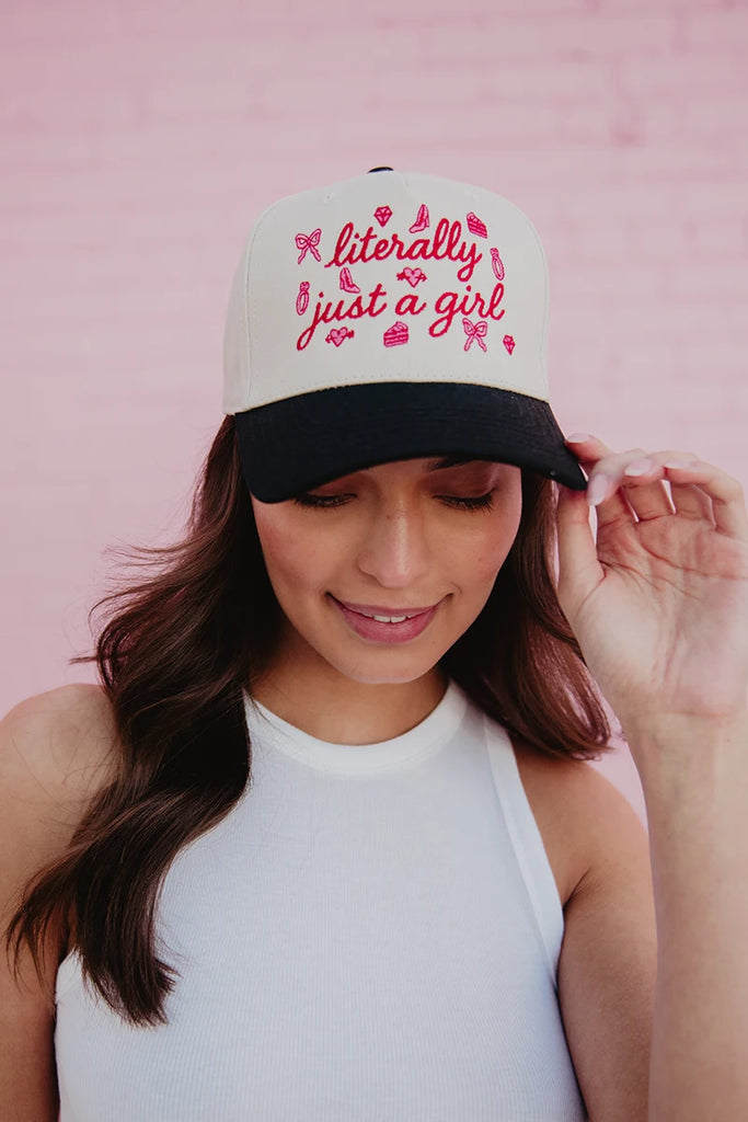 Literally Just A Girl Doodles Classic Trucker Hat