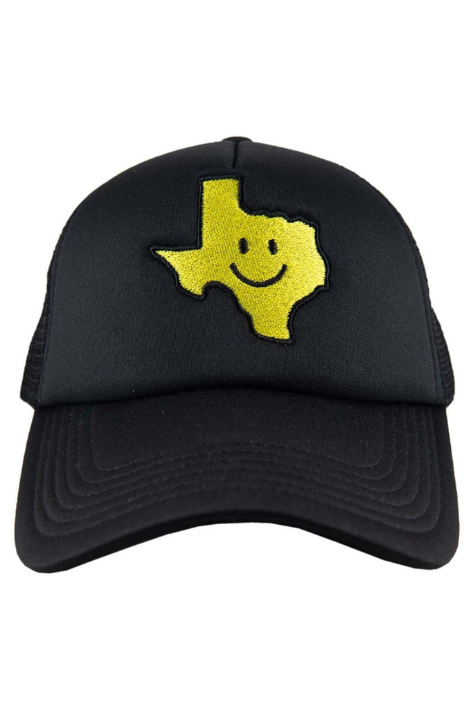 Texas Shape Happy Face Foam Hat