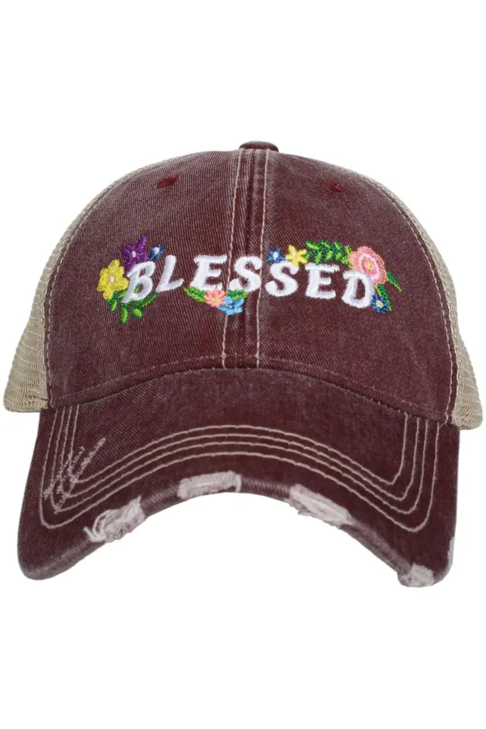 Blessed Flowers Trucker Hats