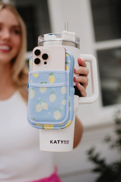 Zesty Lemons Tumbler Belt Bag