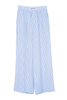 Blue Striped Women's Boxer Pants