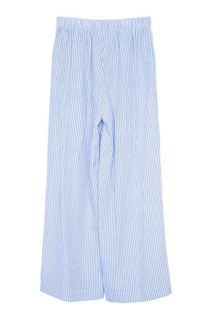 Blue Striped Women's Boxer Pants