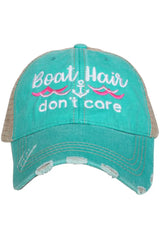 Boat Hair Don’t Care Women's Trucker Hats