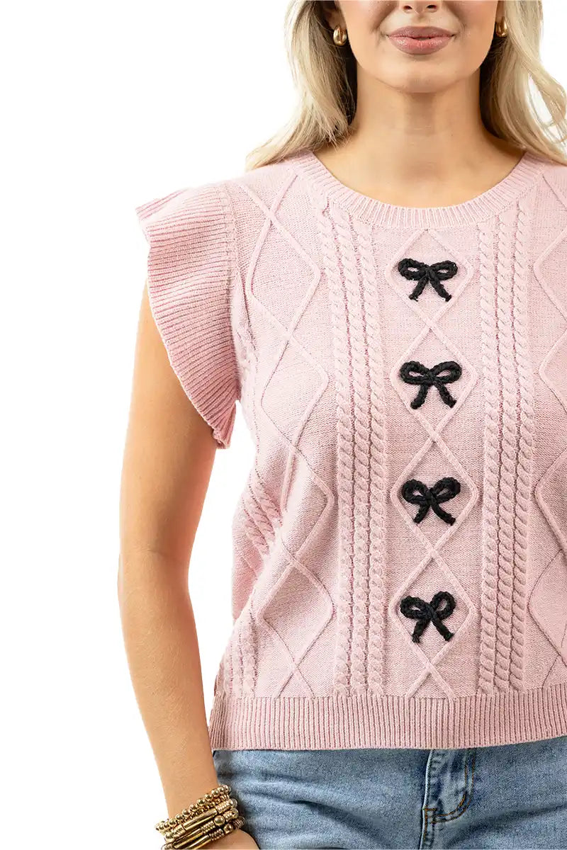 Bow Top (Light Pink)