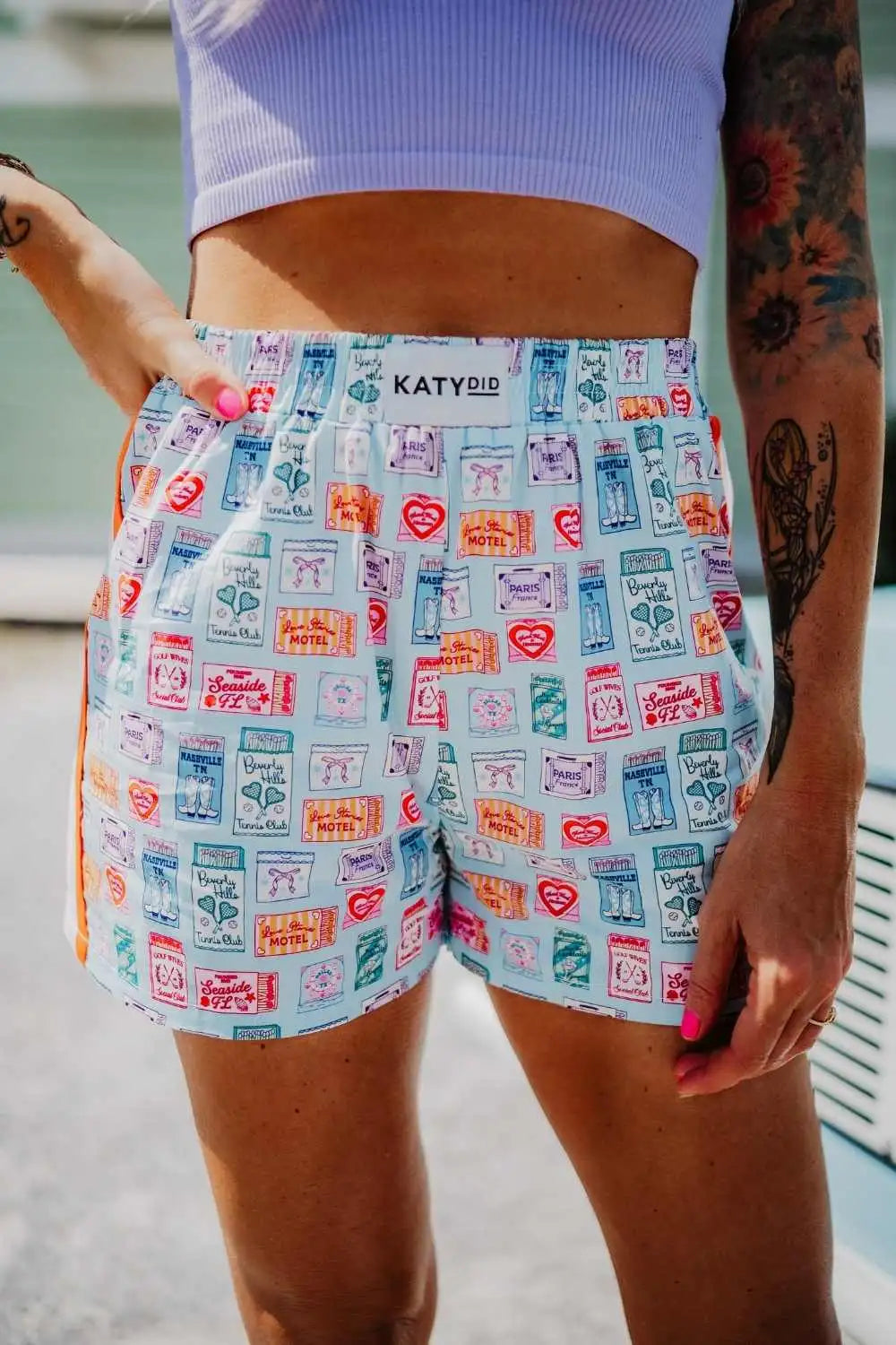 Traveling Matchbook Patterned Boxers - Katydid.com