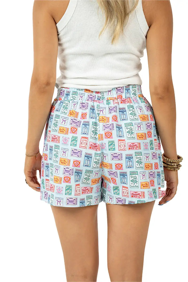 Traveling Matchbook Patterned Boxers - Katydid.com