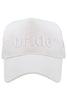 Bride 3-D Embroidered Trucker Hat