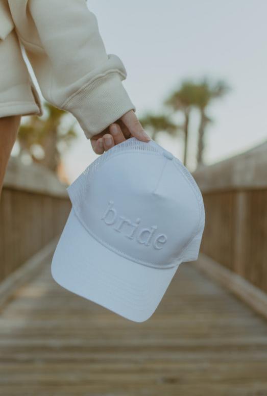 Bride 3-D Embroidered Trucker Hat