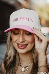 BRIDEZILLA Two-Toned Vintage Hat