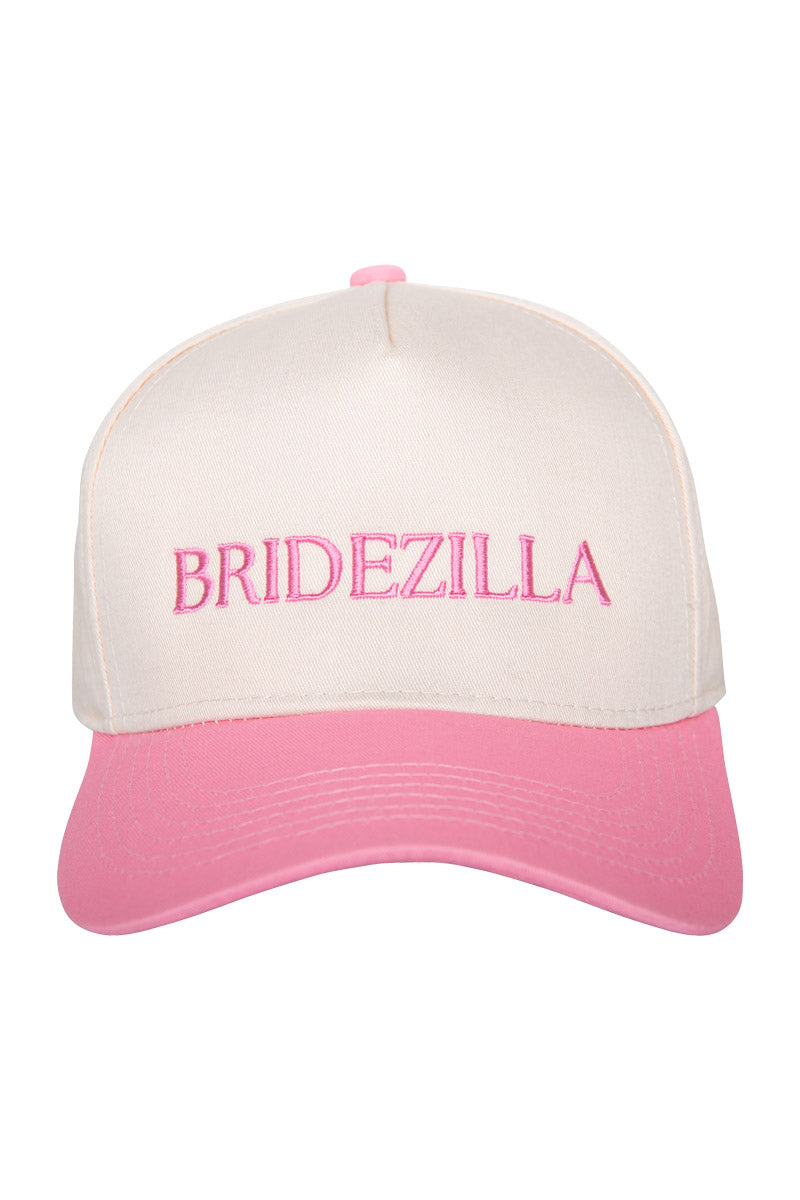 BRIDEZILLA Two-Toned Vintage Hat