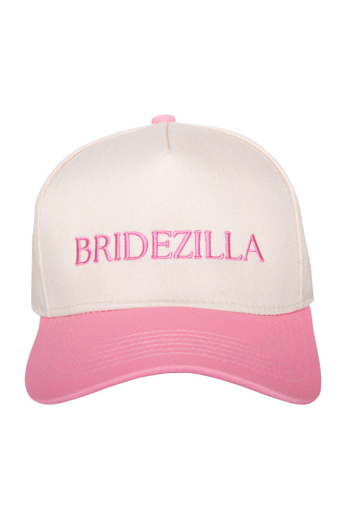 BRIDEZILLA Two-Toned Vintage Hat