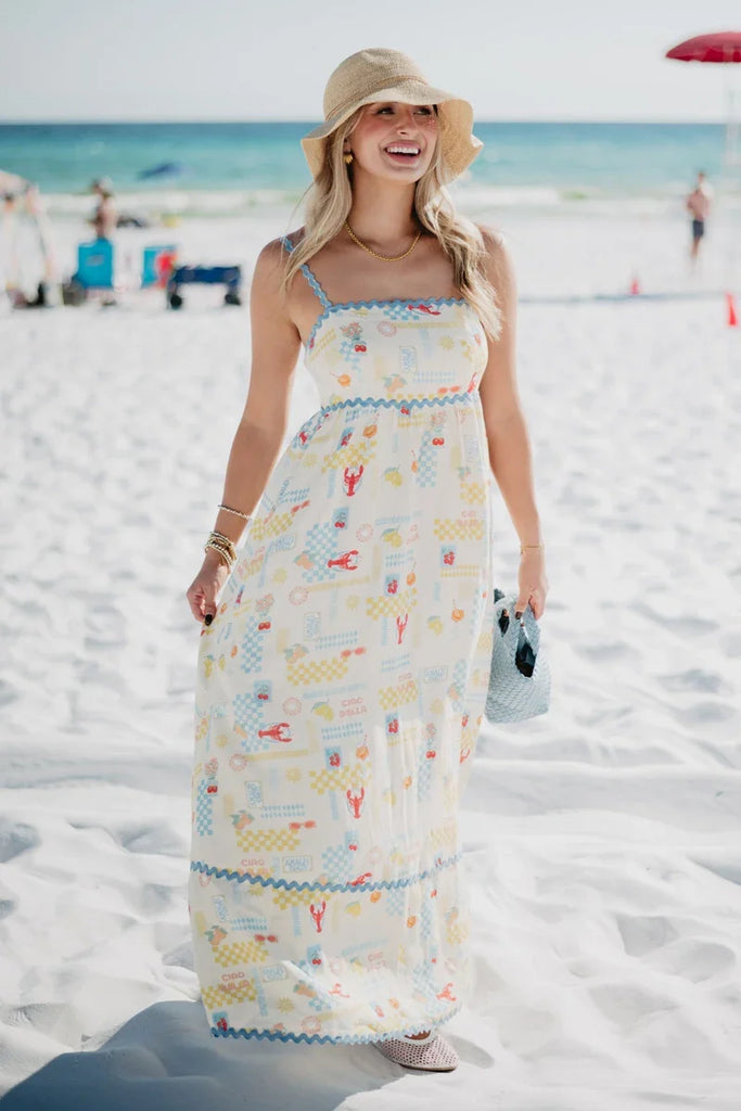 Yellow Italian Summer Maxi Dress | Linen Dress | Katydid Yellow / XL Yellow Italian Summer Maxi Dress | Linen Dress | Katydid Yellow / XL