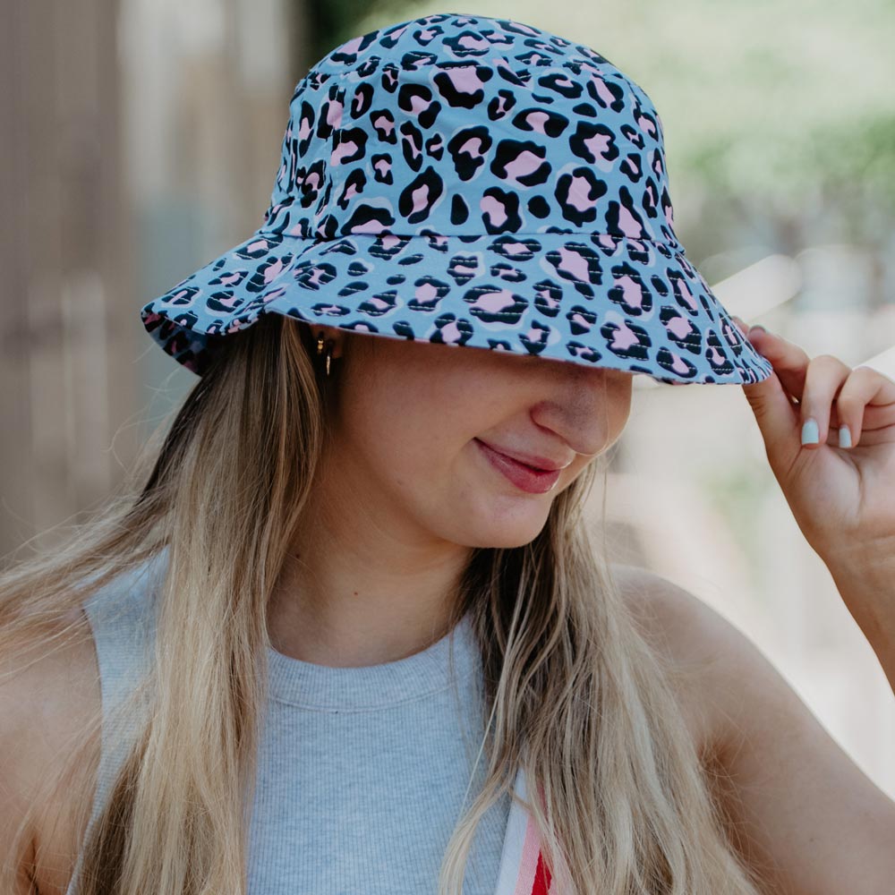 Blue Leopard Bucket Hat | In-demand Trends | Katydid