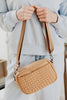 Camel Woven Crossbody Bags Women