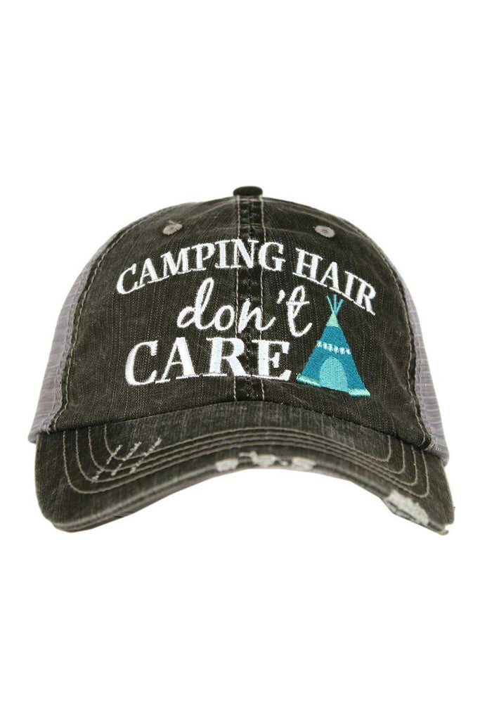 Camping Hair Don't Care Trucker Hat